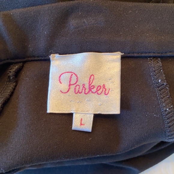 Knit black mini skirt size large - Picture 3 of 4